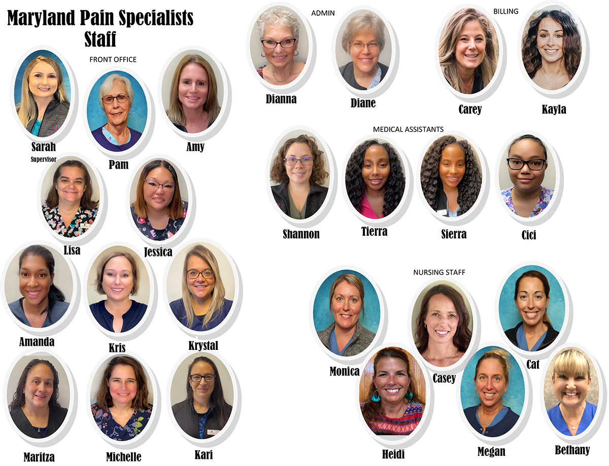 Staff at Maryland Pain Specialists